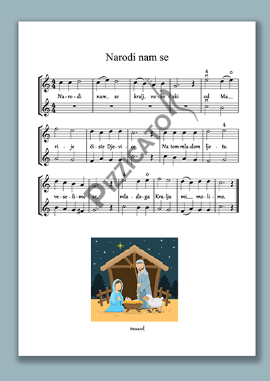 Najljepše božićne pjesme za dvije violine (ili druge instrumente) narodilogo