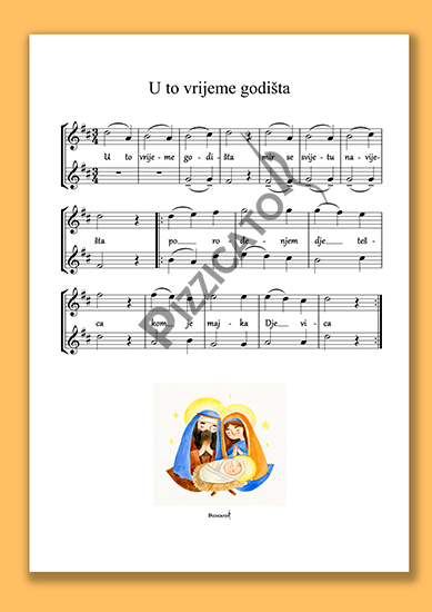 Najljepše božićne pjesme za dvije violine (ili druge instrumente) u tologo