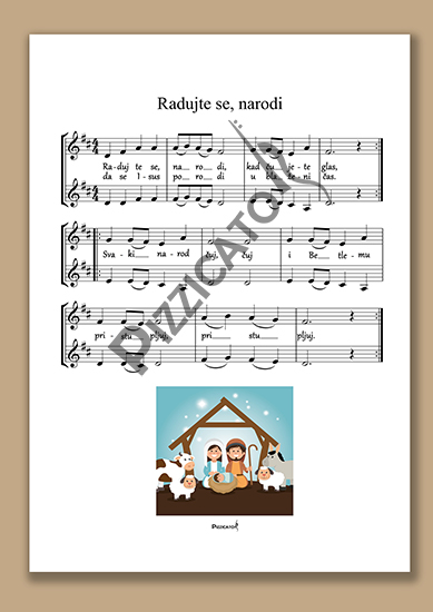 Najljepše božićne pjesme za dvije violine (ili druge instrumente) radujtelogo