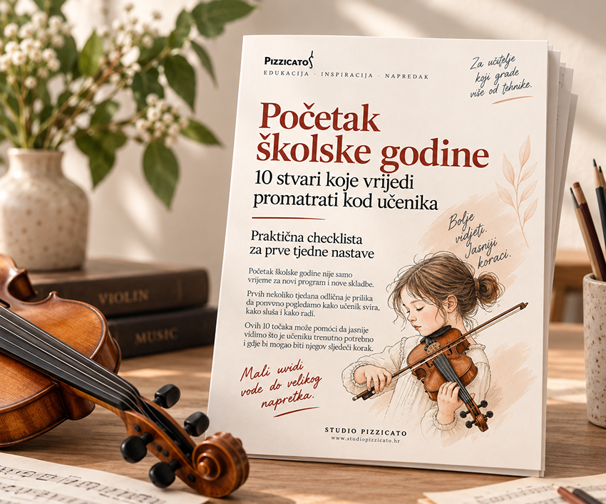 Početak školske godine: 10 stvari koje vrijedi promatrati kod učenika violine Učenici violine – besplatna checklista za učitelje
