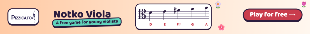 Notko Viola – a free alto clef game for young violists