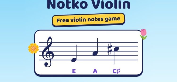 Notko: a free note reading game for violin and viola Notko Violin – free violin notes game