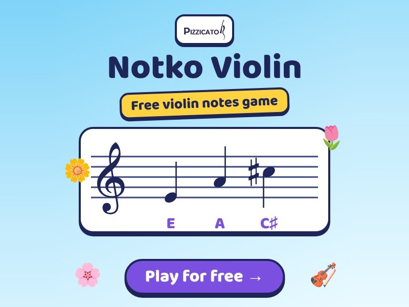 Notko Violin – free violin notes game