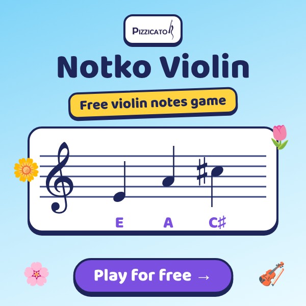 Notko Violin – free violin notes game
